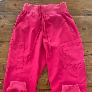 Butter Soft Easy Stretch Jogger Scrub pants - Flirt - Size XXSMALL